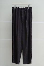 Nonnotte / 2-Tuck Draw Cord Wide Trousers
