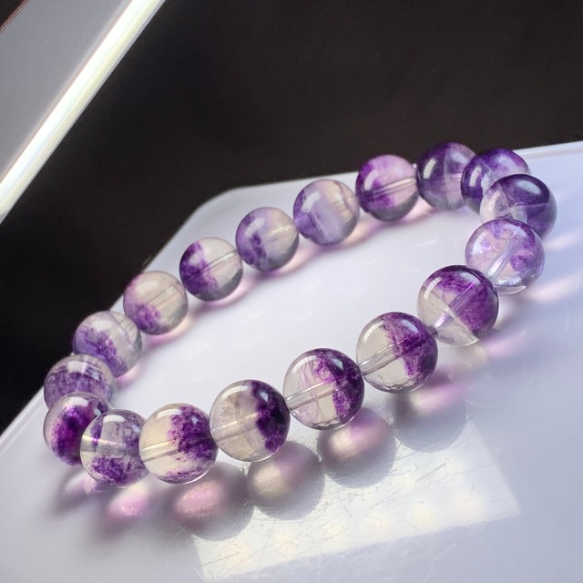 A52.バイカラー☆パープルフローライト