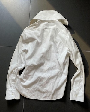 Y’s Deformed Collar White Shirt 2