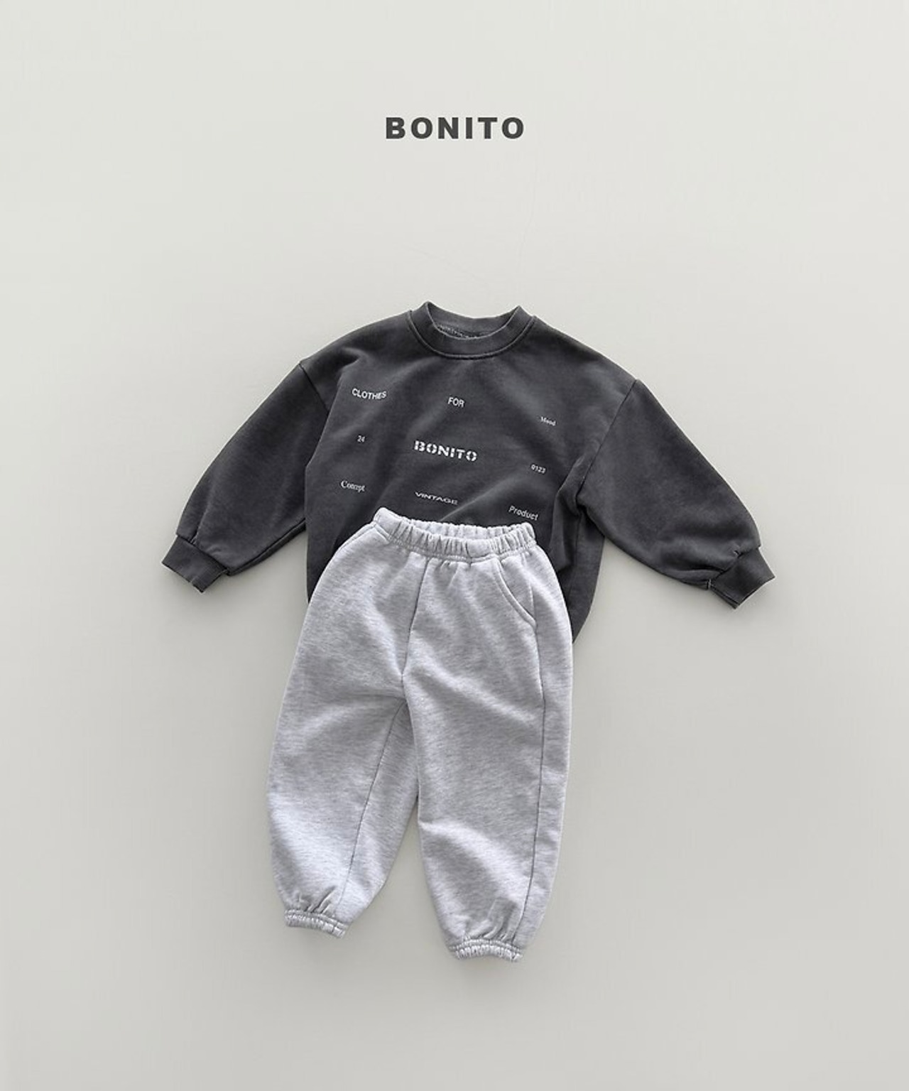 韓国子供服 / BONITO / 26Autumn / ピグメント染めスウェット / 秋服 *アダルト *
