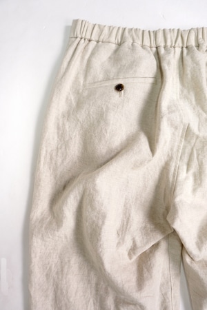 Linen Cotton Herringbone Trousers
