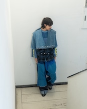 MK27A-V-01  CLOAK-VEST  #BLU  TYPE２