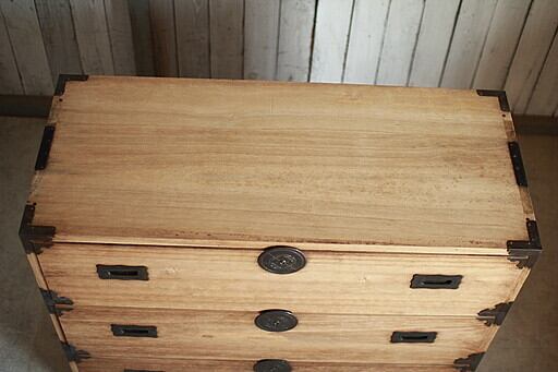 丸金具 時代箪笥3段 タンス | denbee 古道具