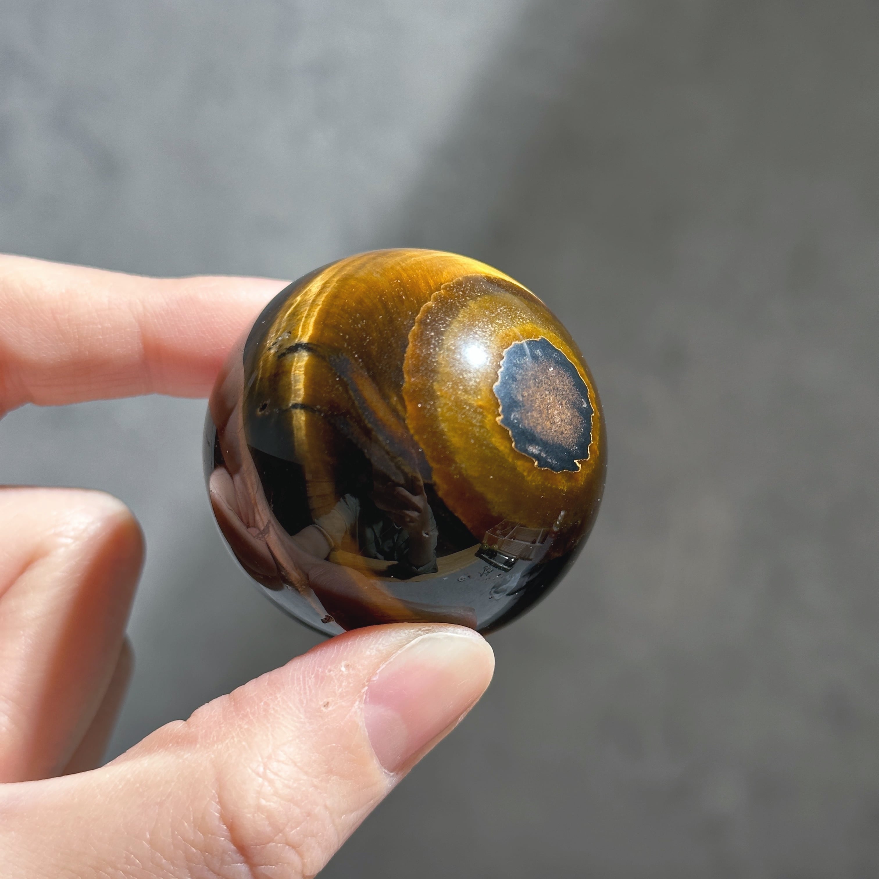 タイガーアイ スフィア（丸玉）05◇Tiger's eye◇天然石・鉱物
