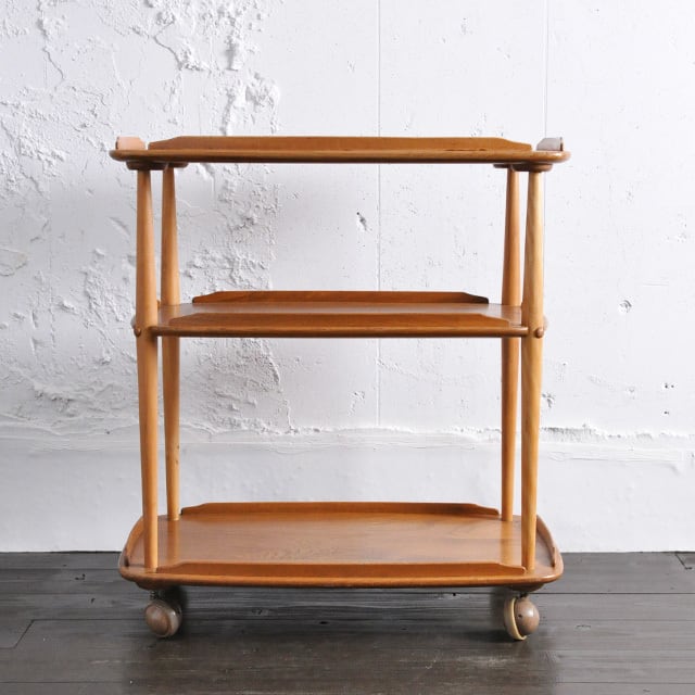 Ercol Kitchen Trolley / アーコール キッチン トロリー（ワゴン）/ 1806-0148 | BANSE -  アンティーク・ヴィンテージ家具・雑貨・食器・オブジェ・フラワーベースの専門店