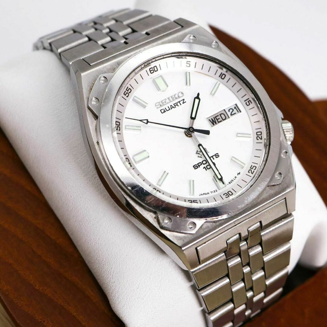 稼働 SEIKO SQ 腕時計 SPORTS 100 新品電池 メンズ r | Pay ID
