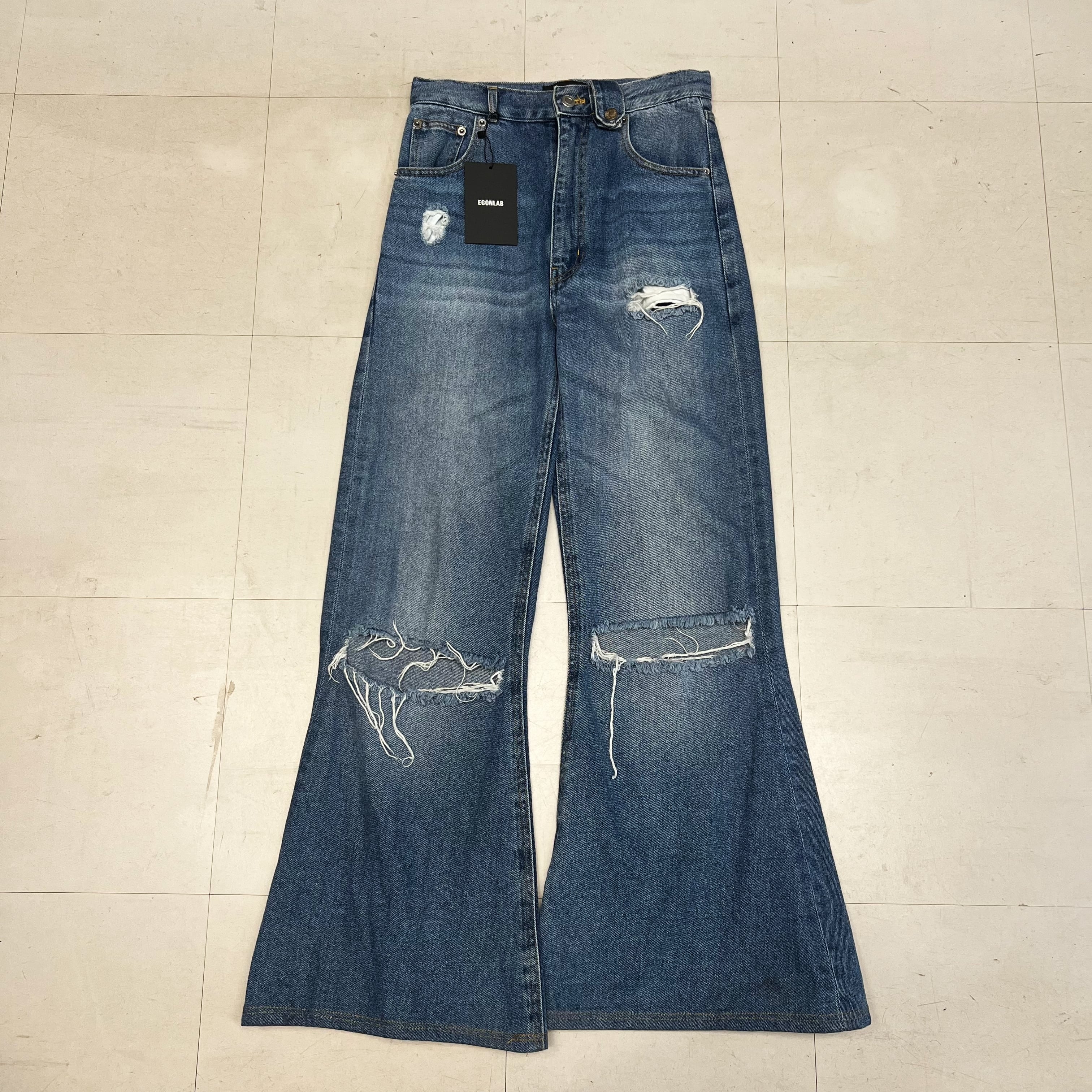 Egon lab. エゴンラボ 23SS ATOMIC DENIM BLUE WASHED STONE 