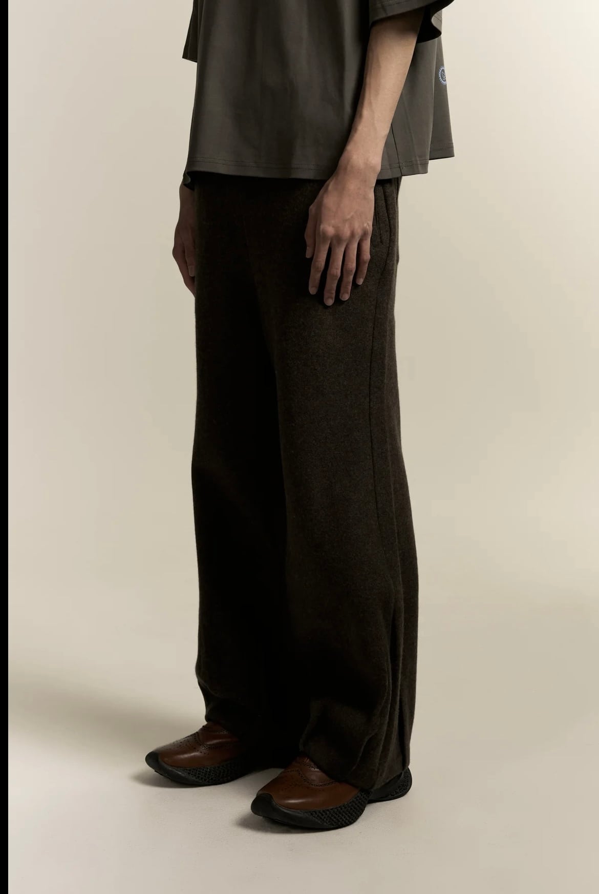 NAMESAKE ネイムセイク イージーパンツ ブラウン NAMESAKE ネイムセイク イージーパンツ ブラウン NAMESAKE