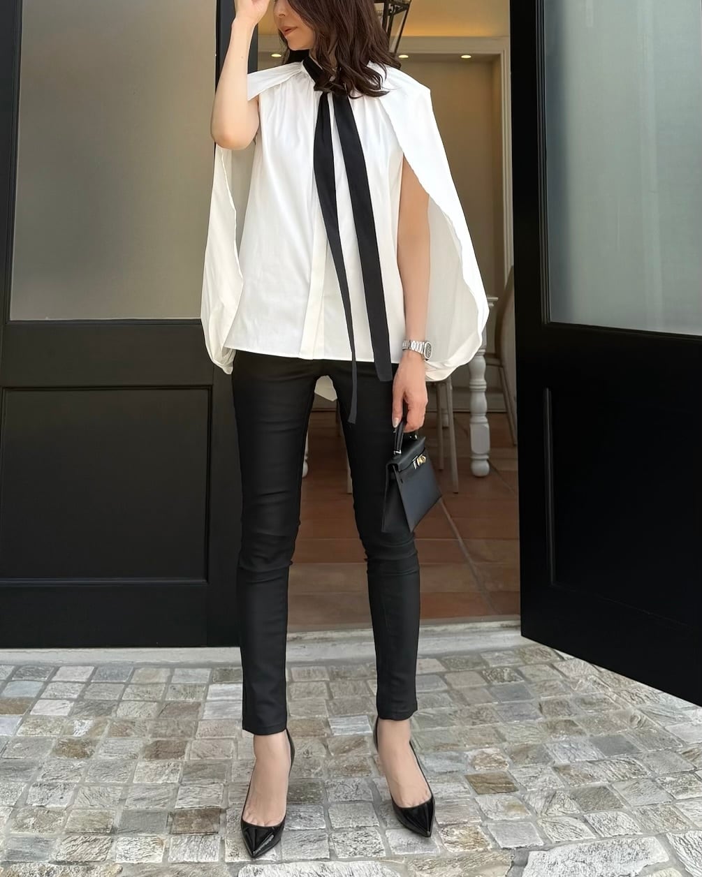 SYSORUS × akko3839 コーティングストレッチデニムパンツ WJ097 | SYSORUS