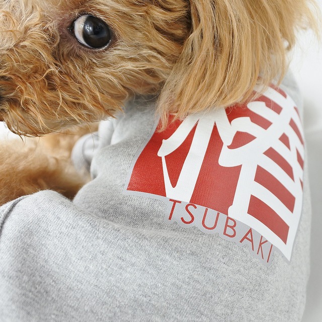 かわいい犬のTシャツ「椿（TSUBAKI）」小型犬用
