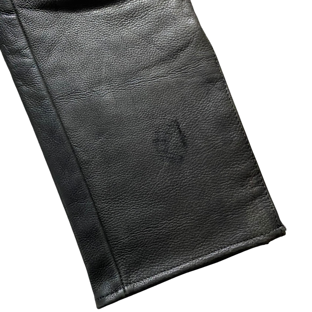 vintage 1960’s black leather pants