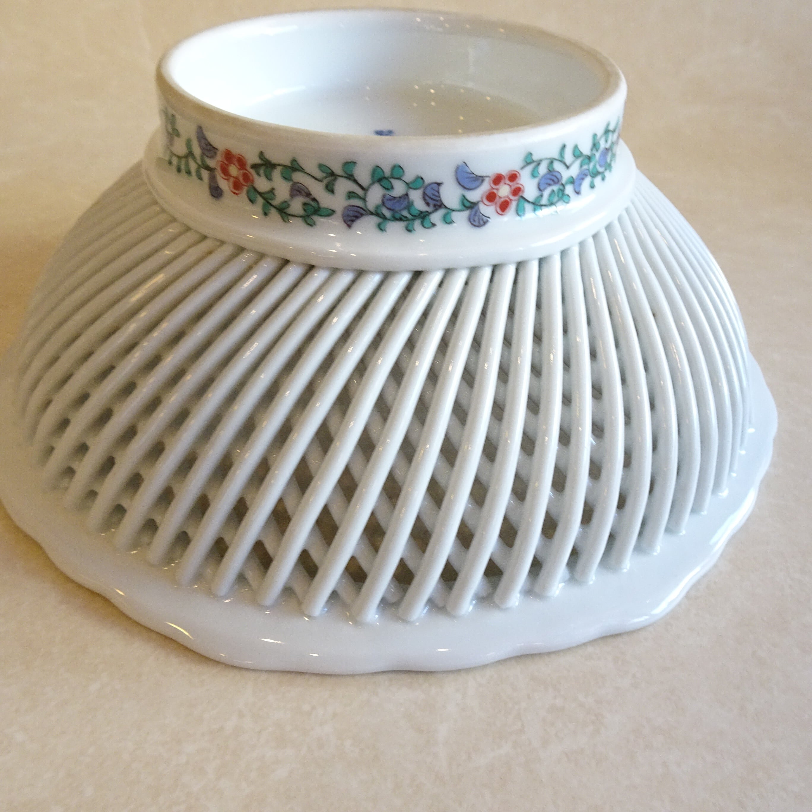 有田焼・網目透かし菓子鉢 | 純喫茶家具の村田商會