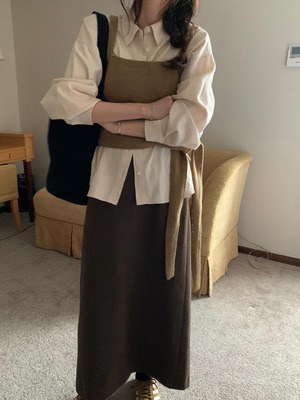 (予約)P.Y.T / Knot Knit Vest / 3color