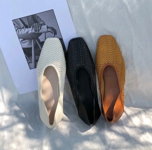 【3color】スクエアトゥメッシュシューズ