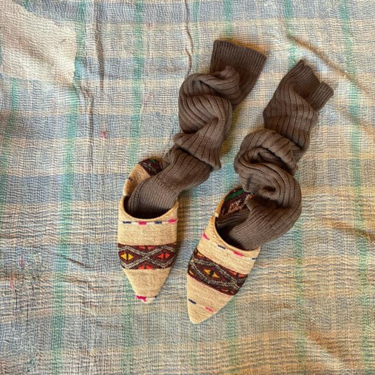 TOPANGA SOCKS Ladies' Rib Knit Long Leg Warmers (4 colors) Available in Gray, Greige, Brown, and Black