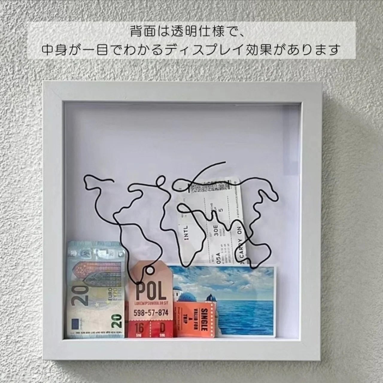 B212 .透明アーカイブボックス チケット収納 コイン保存 フォト