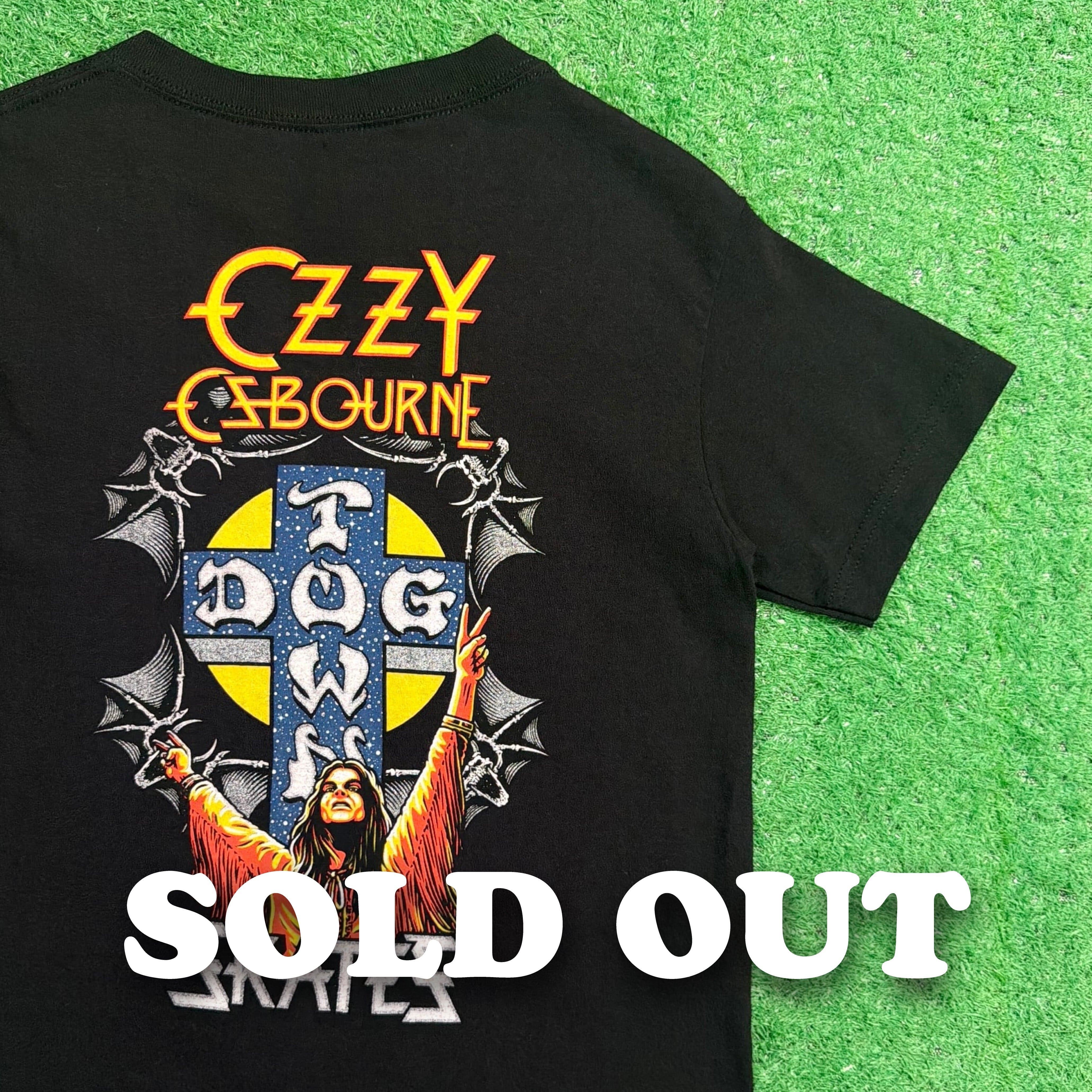 DOG TOWN X OZZY OSBOURNE コラボＴシャツ Men's】 Ozzy Osbourne x DOG TOWN Tシャツ / アメリカ製 USA製 古着