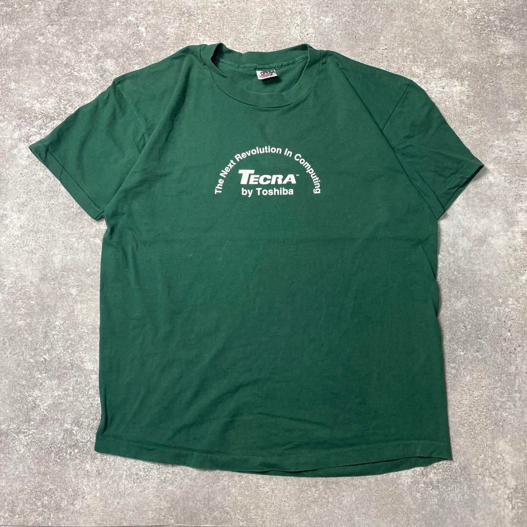 90s USA製 TECRA 東芝 企業 vintage T-shirts