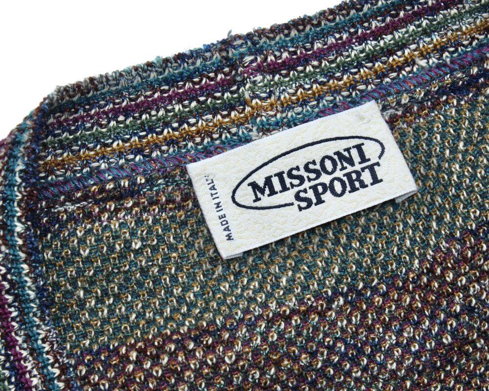 Vintage Jacquard Knit Cardigan [MISSONI SPORT Malerba] [Late