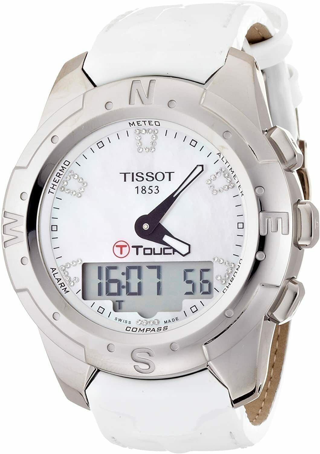 【関税・送料込】Tissot レディース T0472204611600 T-Touch II 42.7mm MOP ダイヤル レザー 腕時計 |  SENDENKYO.COM powered by BASE