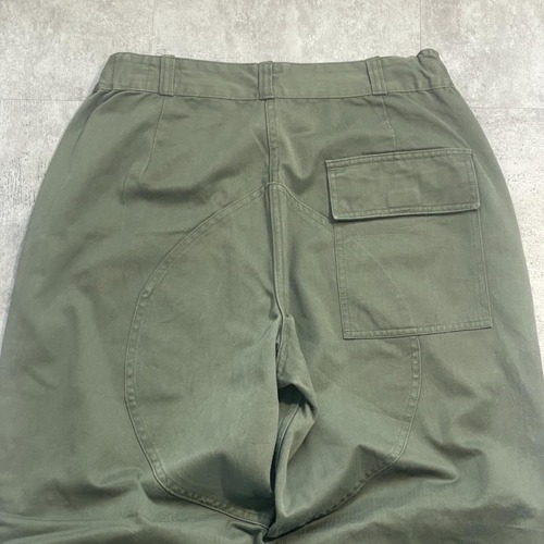 80-90s フランス軍 実物 ヘリンボーン アビエイターカーゴパンツ 92M w29 詳細写真13