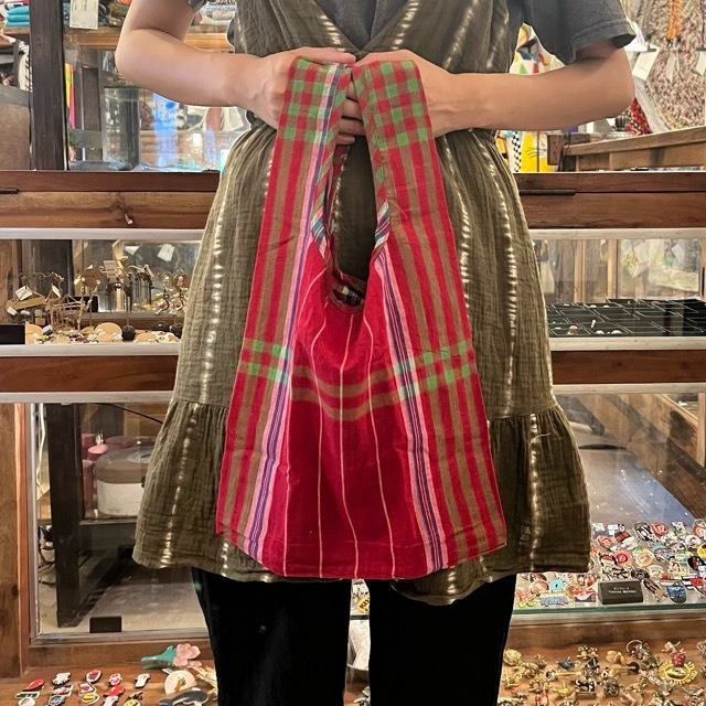 Gamcha Eco-bag 9Type　ガムチャ エコバッグ　バッグ　チェック　エコバッグ　かわいい