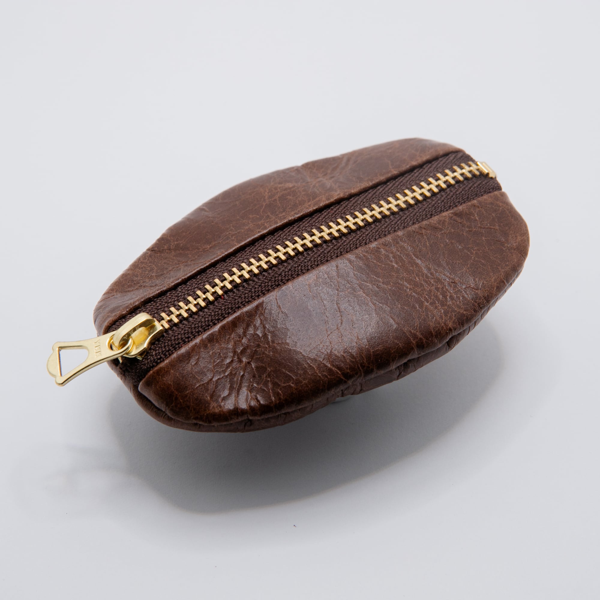 豆」コインケース（輪怐×暮らしと珈琲）ブラウン | 暮らしと珈琲｜豊か