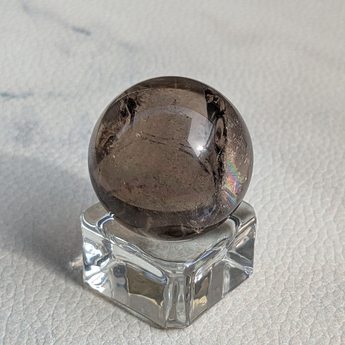 アイリススモーキークォーツ スフィア 約27mm | iris imrama stone