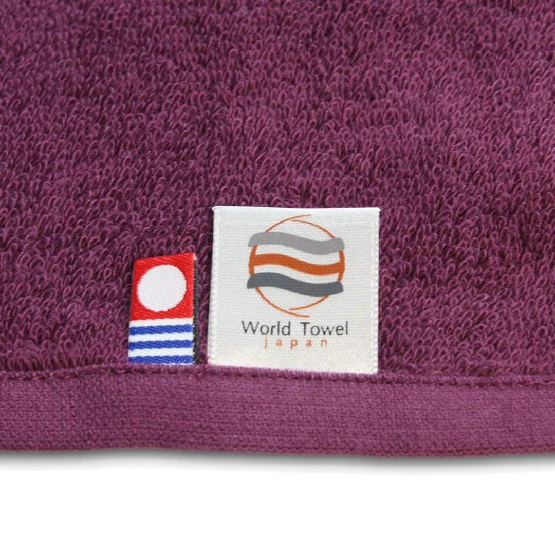 ふわふわの今治スポーツタオル」（パープル） | ワールドタオル