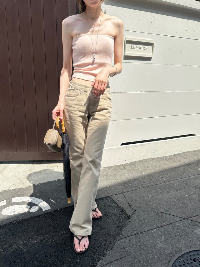 ・slim fit flare denim