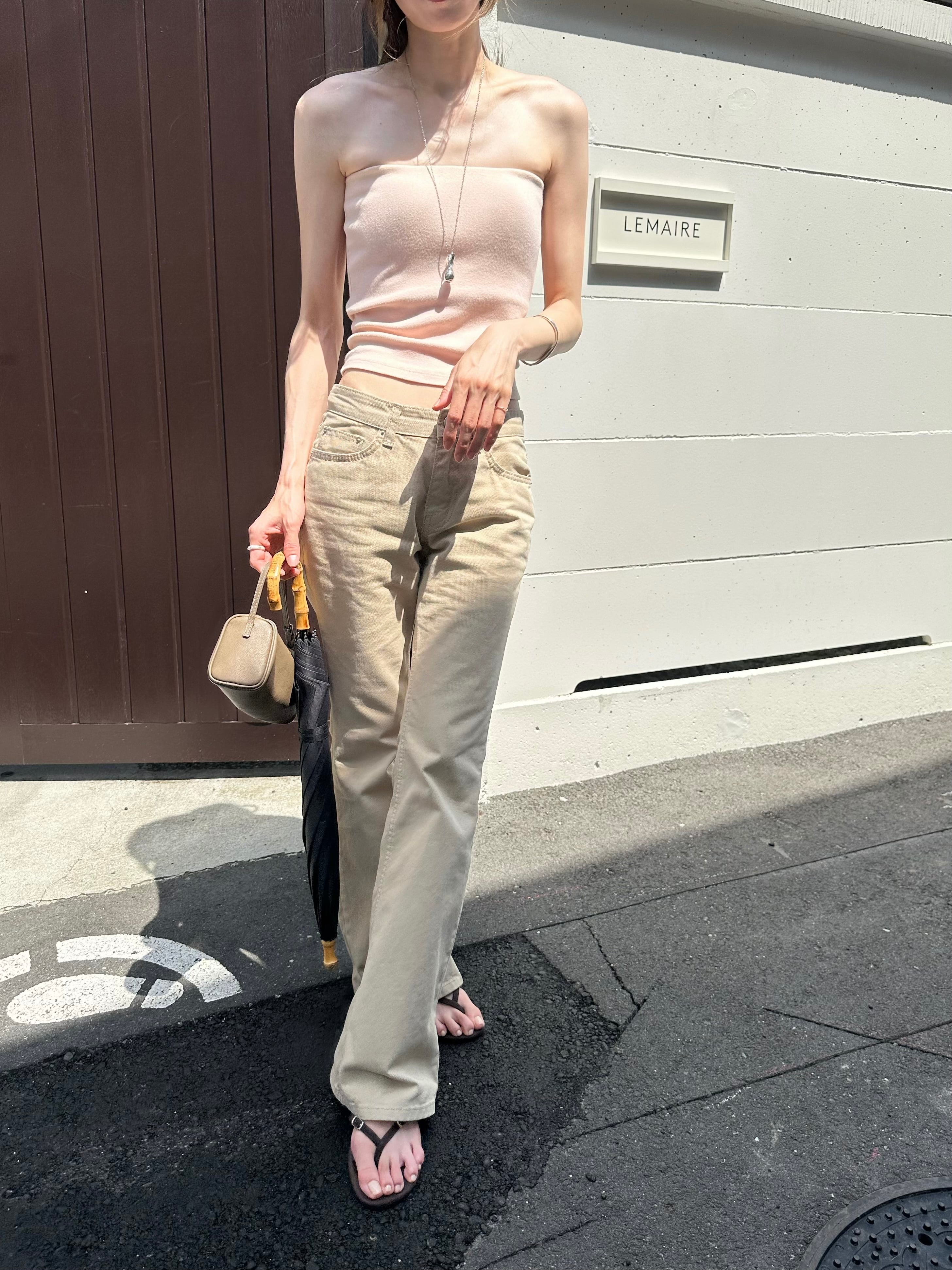 ・slim fit flare denim