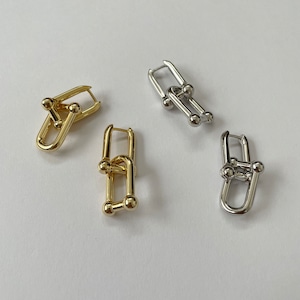 key pierce　(ピアス/silver925/フープピアス)