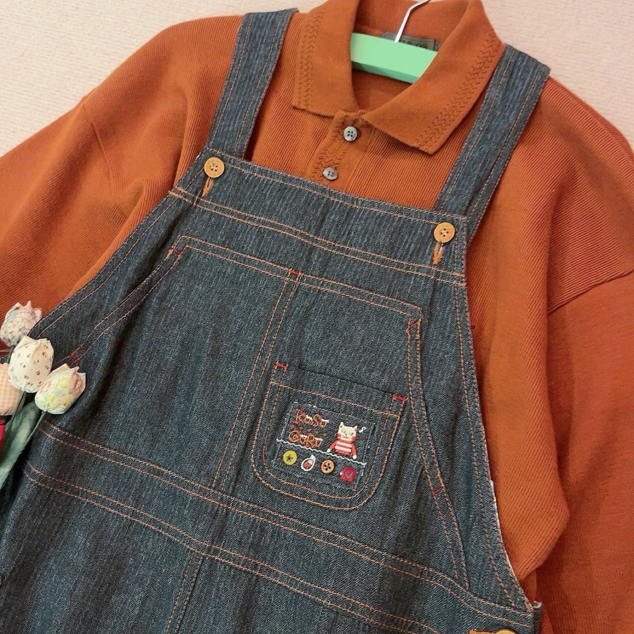 cat pocket jumper skirt