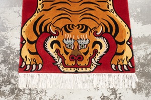 Tibetan Tiger Rug 《Sサイズ•プレムアムウール330》チベタンタイガーラグ