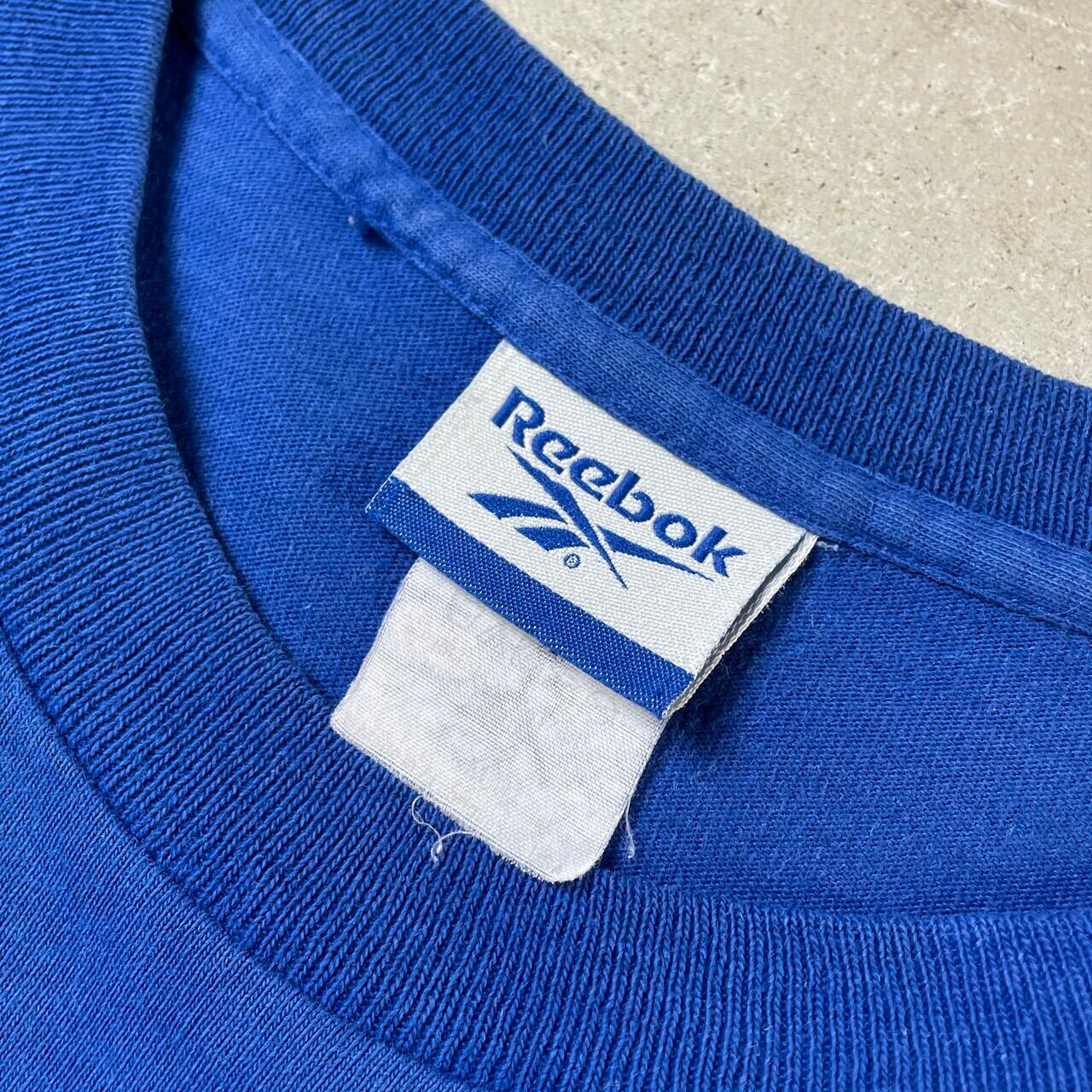 90年代 USA製 Reebok リーボック ロゴ 両面プリント Tシャツ メンズM