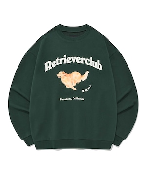 [RETRIEVER CLUB] RUNNING RETRIEVER CREWNECK [GREEN] 正規品 韓国ブランド 韓国代行 韓国通販 韓国ファッション