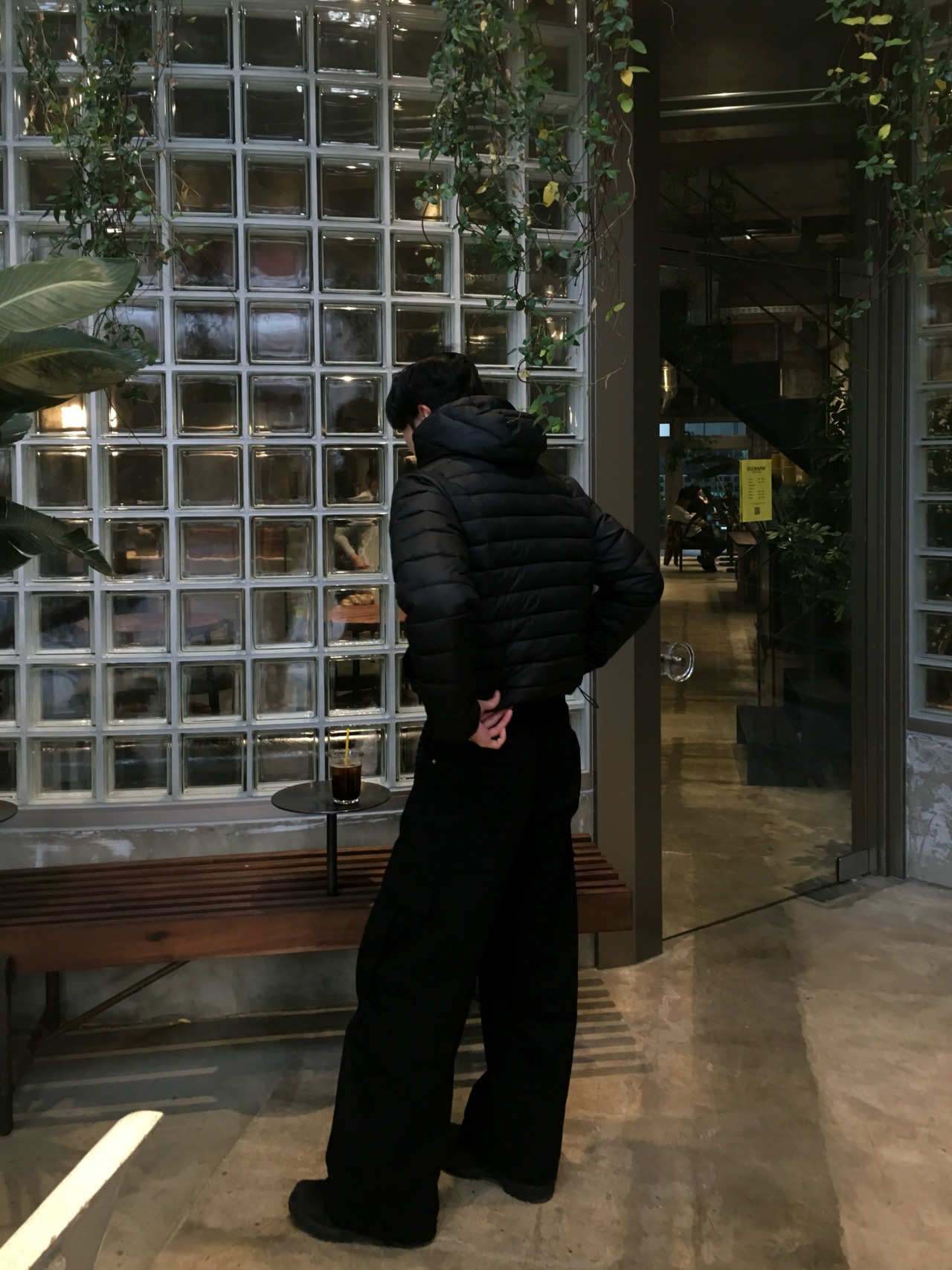 Lightweight Cropped Hooded Puffer Jacket (3color) - 20