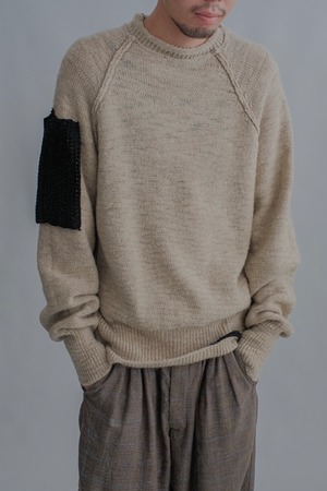 【oira】reversible knit pullover
