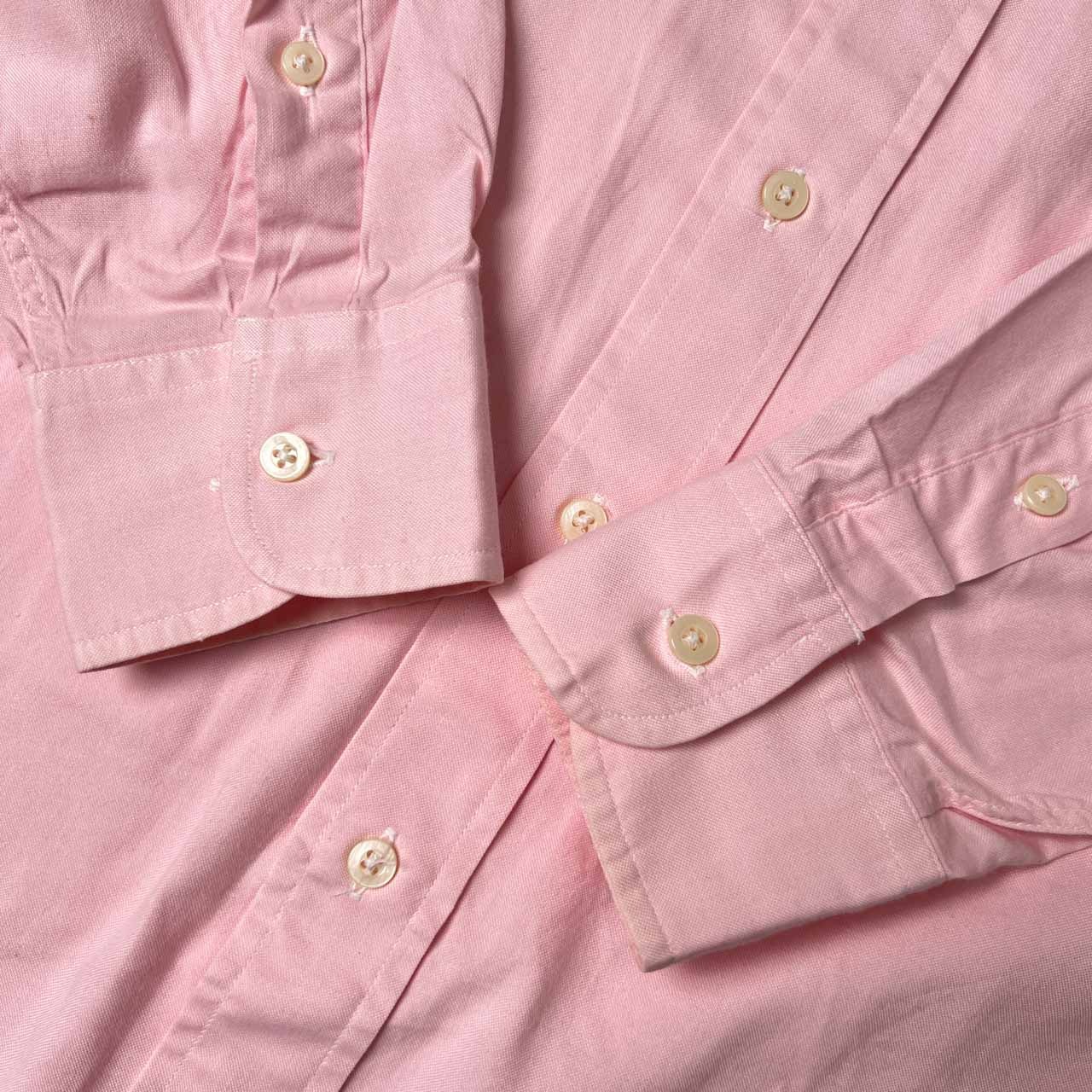 J.PRESS ジェイプレス BD ボタンダウン ポケット 長袖シャツ 9/ピンク レディース
