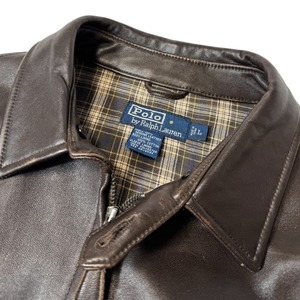 90's Polo by Ralph Lauren LEATHER JACKET