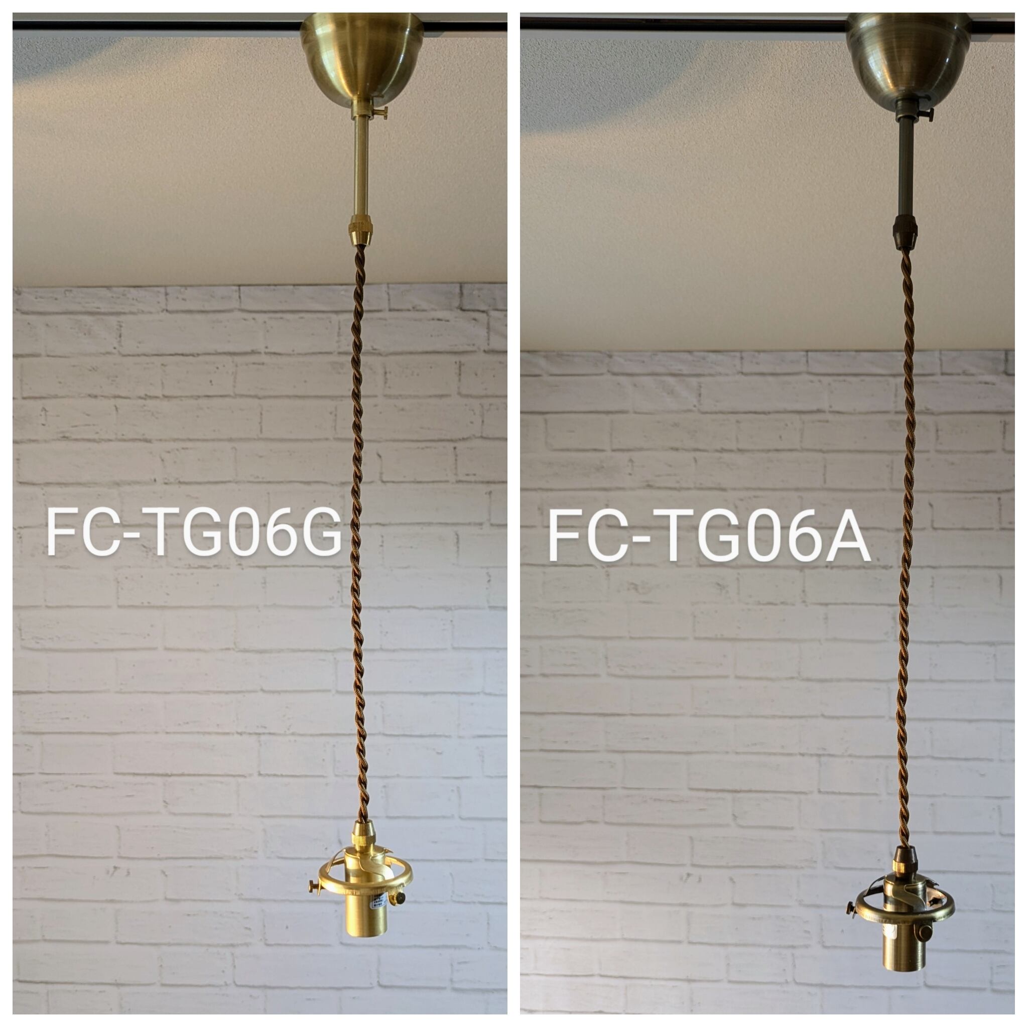 灯具]ペンダントライト用 吊り下げ灯具 FC-TG06A | Gallery 灯火