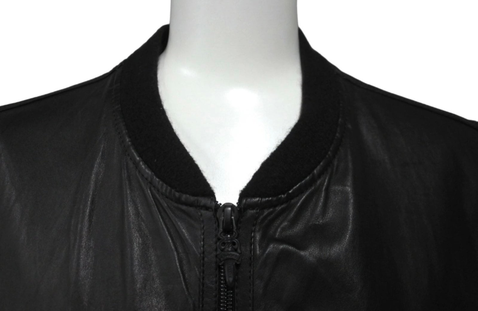 クロムハーツ　フラリーズブルゾン袖総クロスパッチ/ポリエステル&レザー(希少品) rinkan_10104-250904-0309