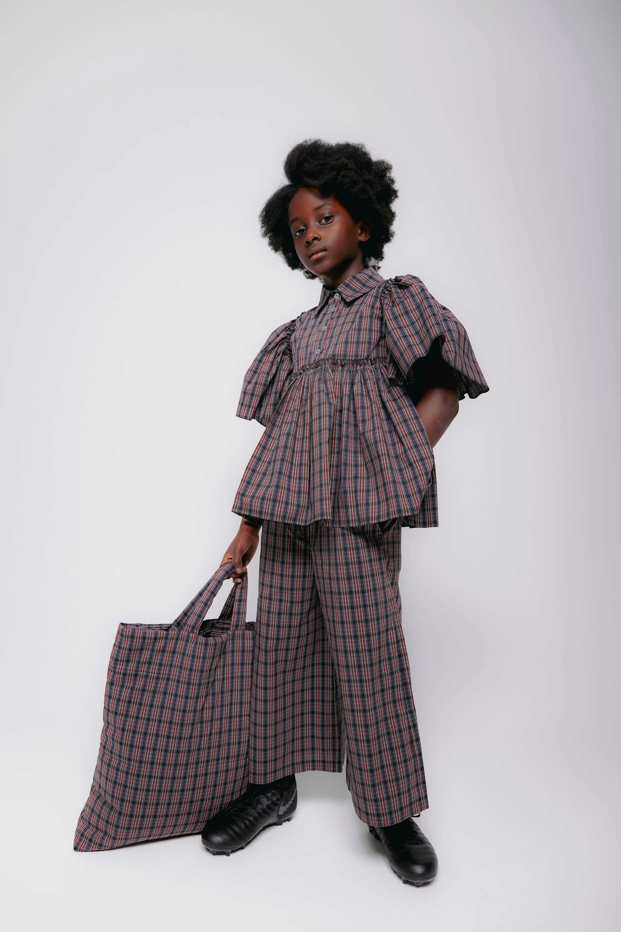＜CHRISTINA ROHDE＞チェックバッグ Shopper No. 735（Col. 21) - 2