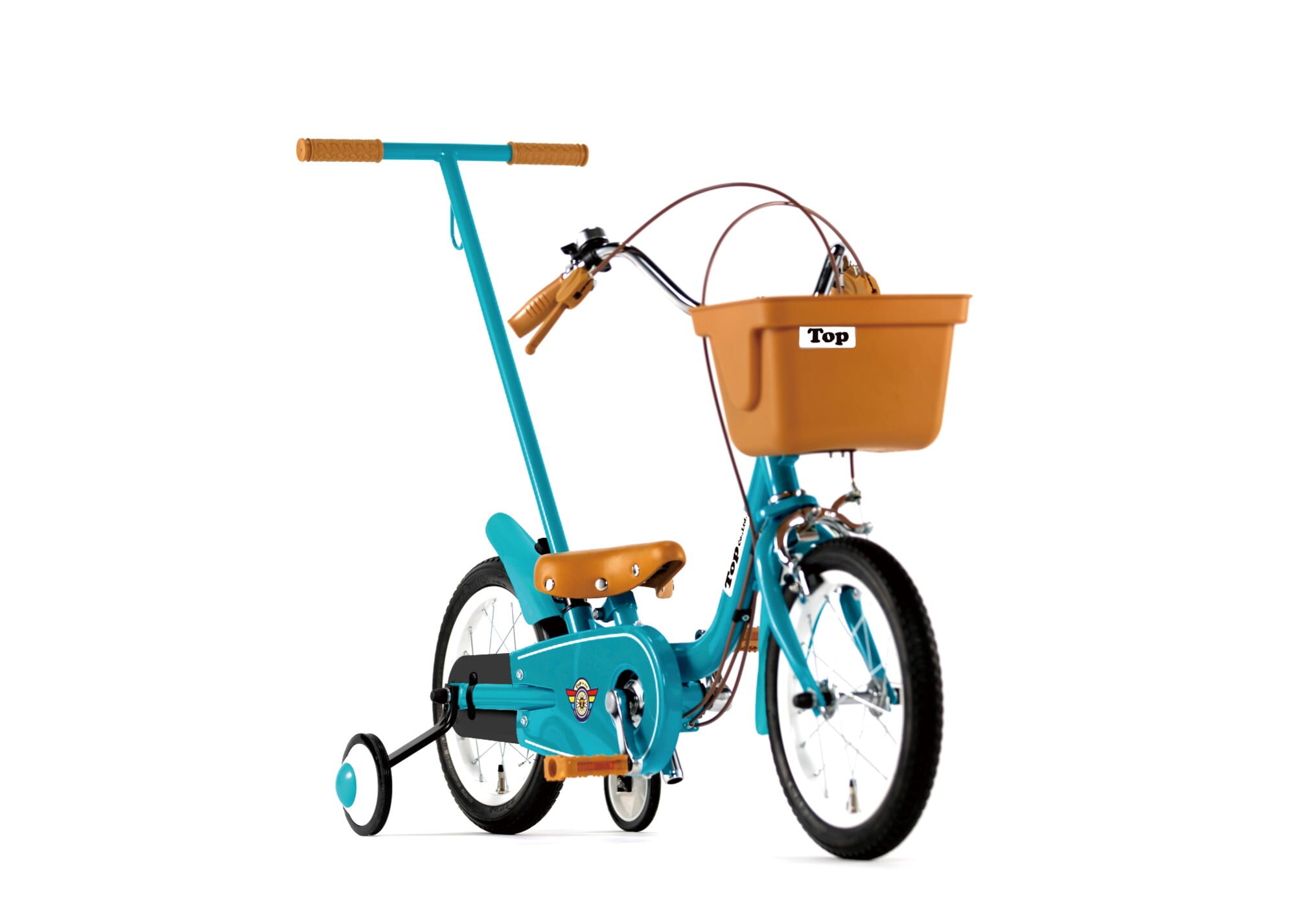 雪花　引き取り限定　かじ取り棒つき（取外し可）子ども用自転車　14インチ TOP いきなり自転車 14インチ プレミアムホワイト 子供用自転車