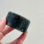 ブラッドストーン*シリンダー*天然石台座*0807*天然石インテリア*置き物