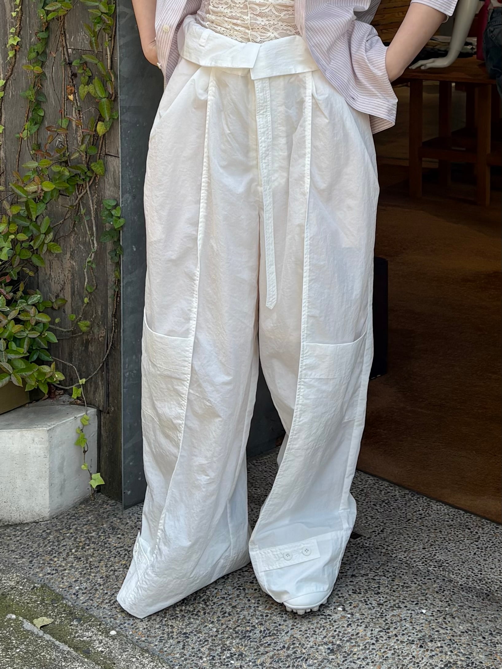 26SS】THINGS THAT MATTER シングスザットマター / ワークタフタパンツ