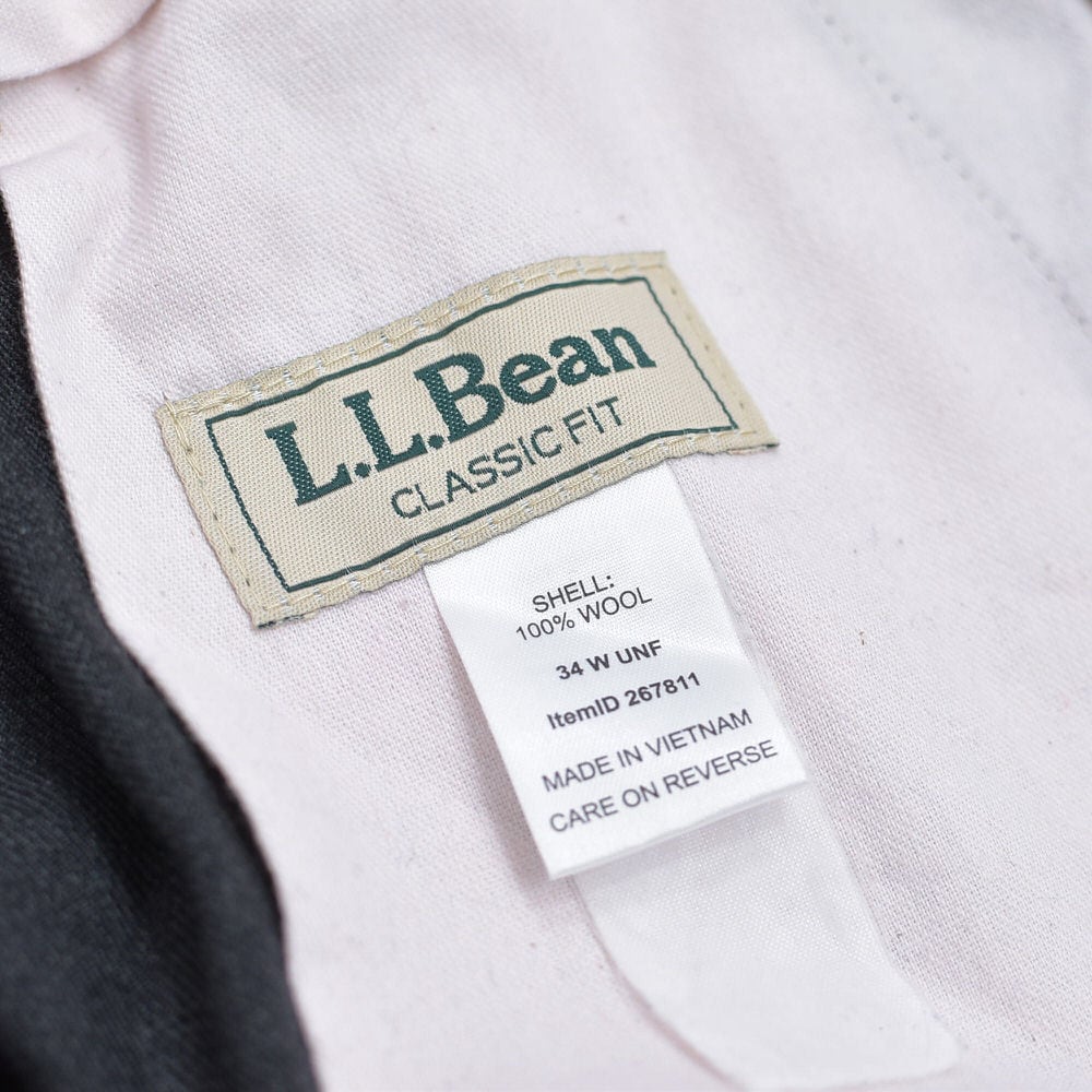 00s～ L.L.Bean エルエルビーン 2タック ウール スラックス