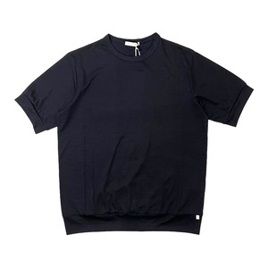 ANTICIPO(アンティーチポ) NEBBIOLO Reda active R6461 Short sleeve Crew neck/NAVY