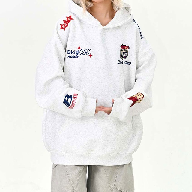 エンブレムワッペンミックスフーディー 4col   R01500