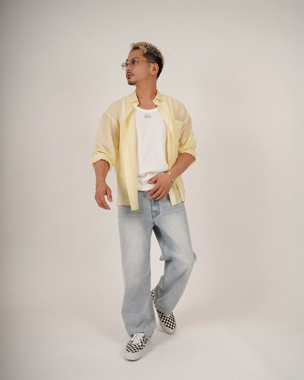 【#Re:room】SEE-THROUGH COLOR SHIRTS［RES128］